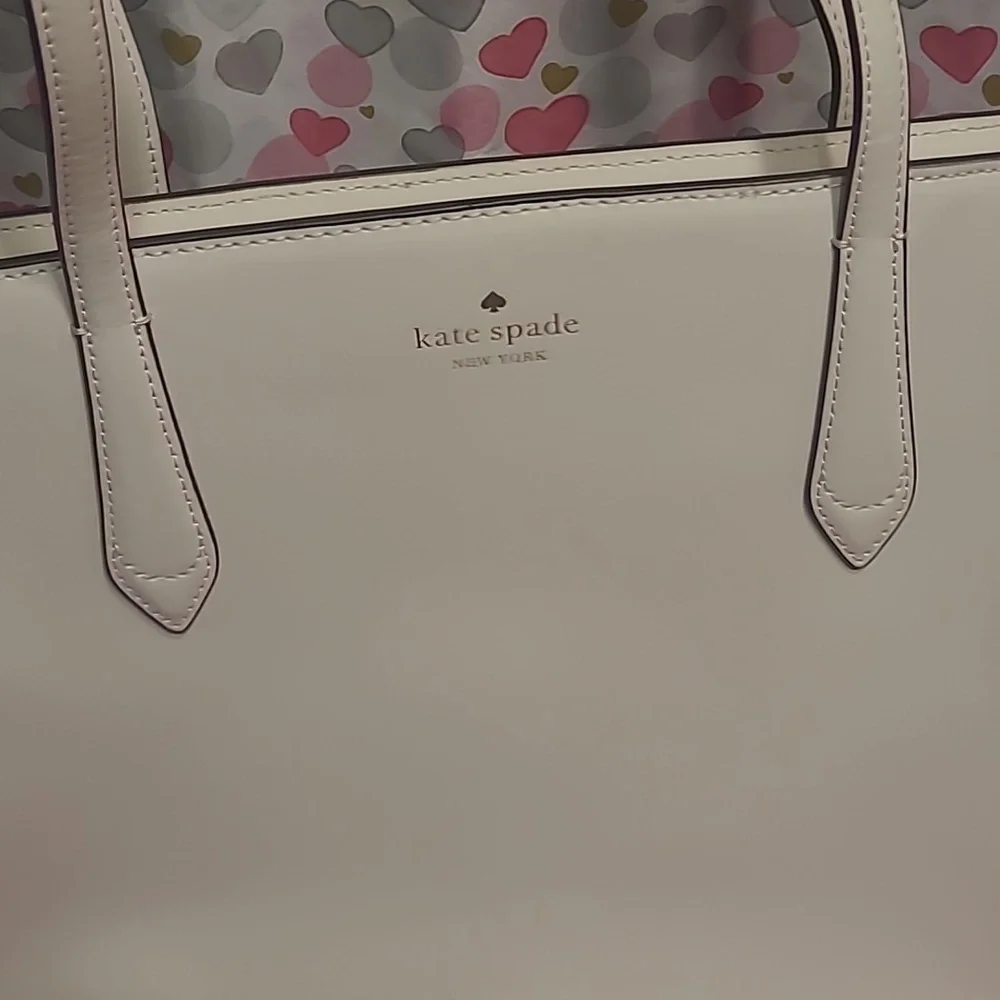 Kate Spade White Large Tote Bag - Picture 2 of 12